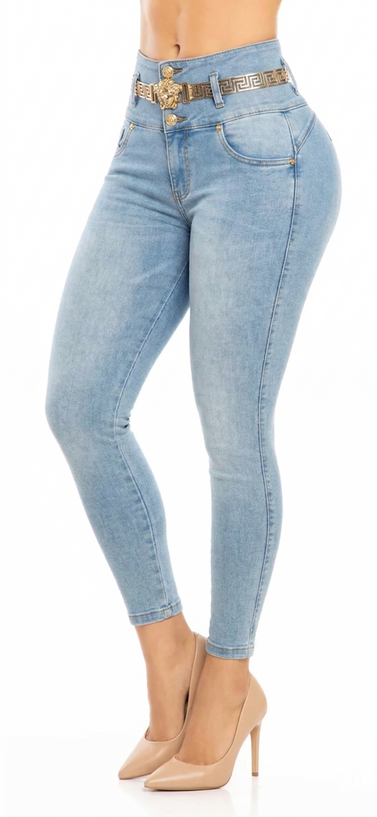 JOJAZZ Jean Levantacola con Cinturon