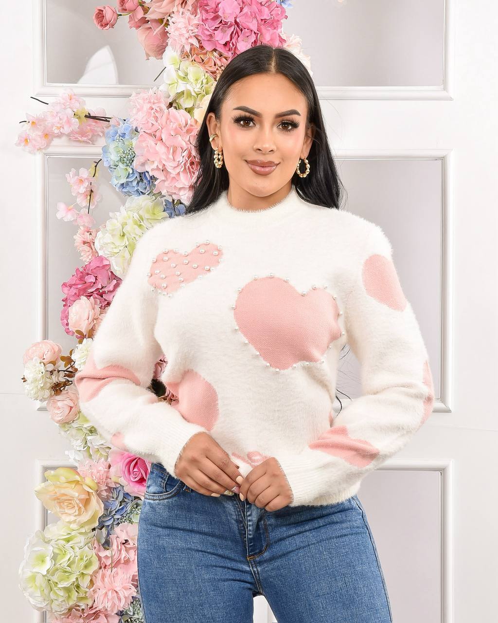 B25028 Sueter corazones