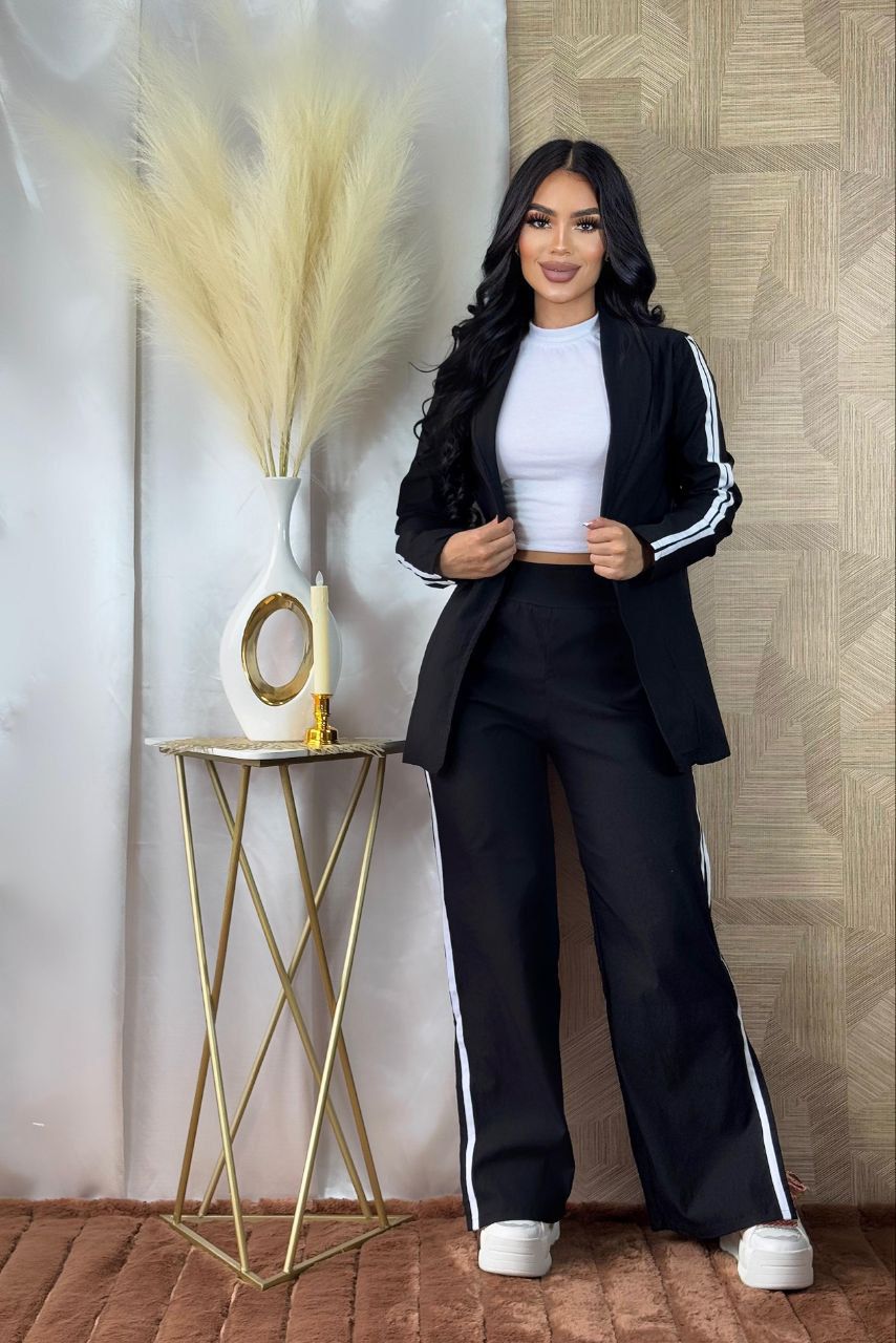 C25110  conjunto trio blazer bengalina strech